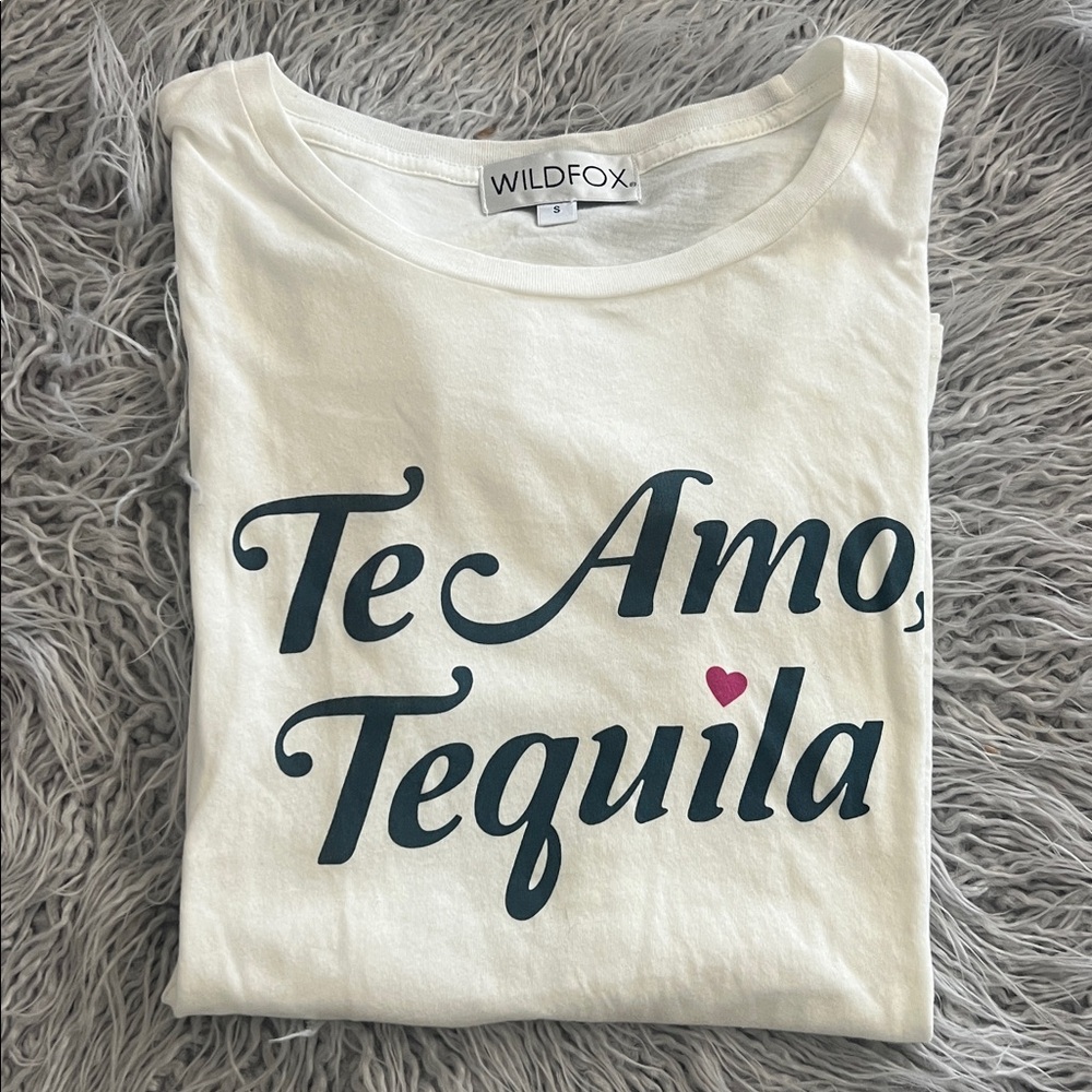 Wildfox Graphic Tee - Te Amo, Tequila small